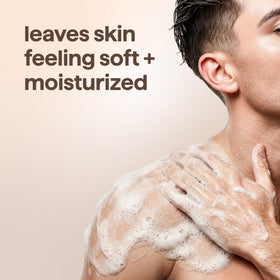 Method Men’s Body Wash Sandalwood + Vetiver back view