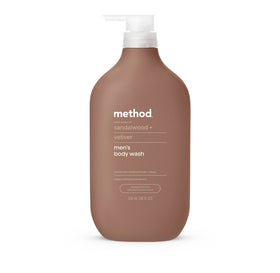 Method Men’s Body Wash Sandalwood + Vetiver front view