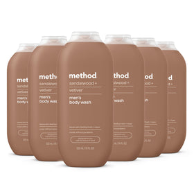 Method Men's Body Wash Sandalwood + Vetiver front view