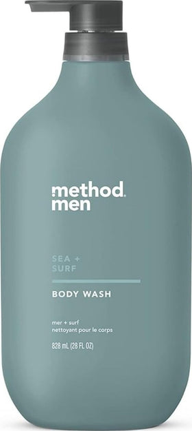 Method Men’s Body Wash Sea + Surf Scent front view