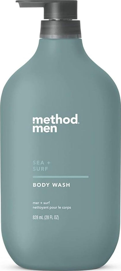 Method Men’s Body Wash Sea + Surf Scent front view