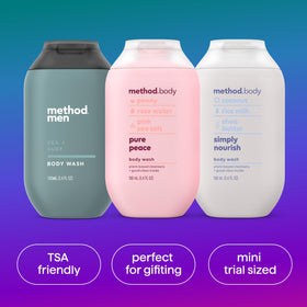 Method Sea + Surf body wash bottle front view