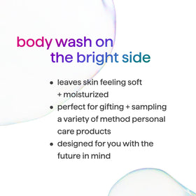 Method Simply Nourish body wash bottle front view