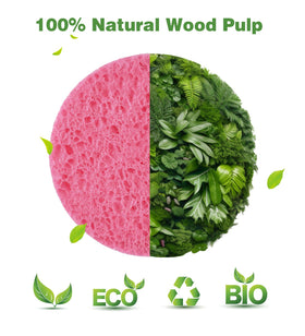 METUUTER facial sponge with natural cellulose material