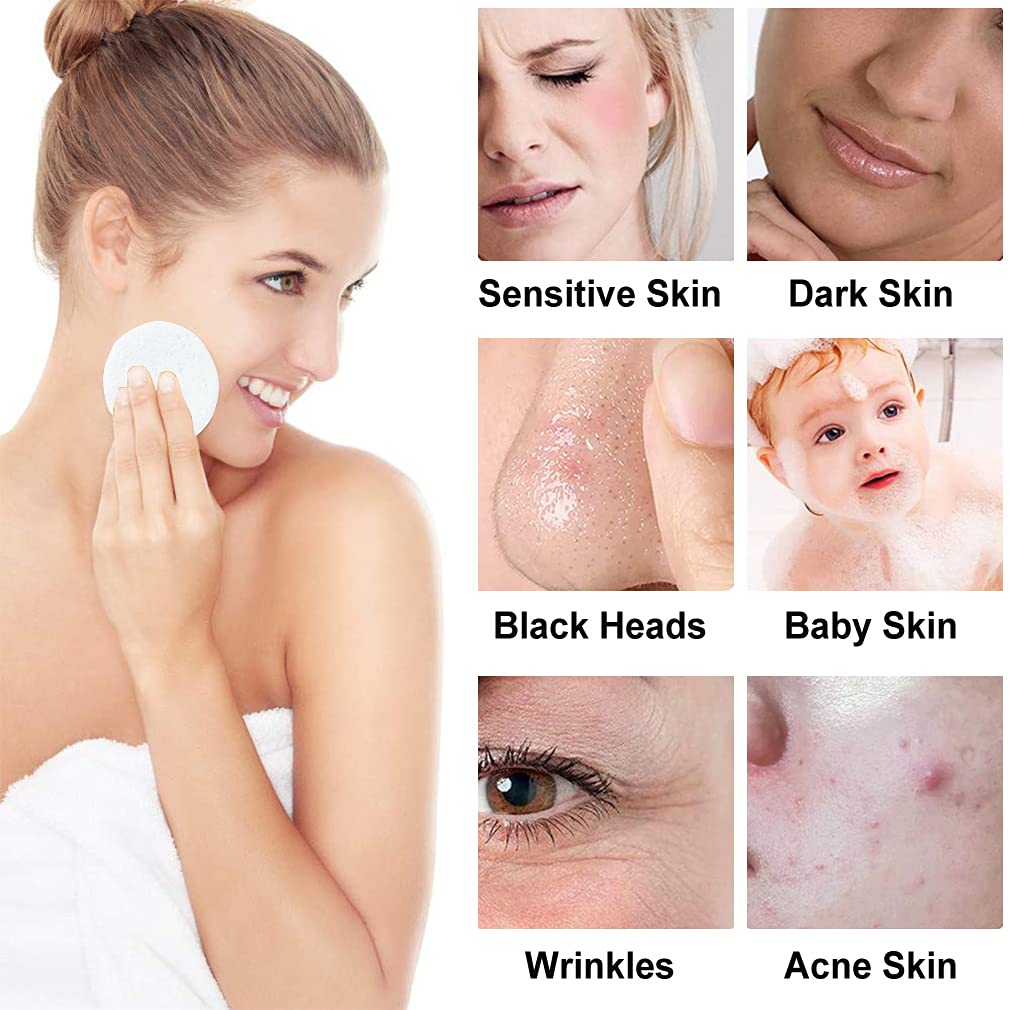 METUUTER Facial Sponges in a travel kit