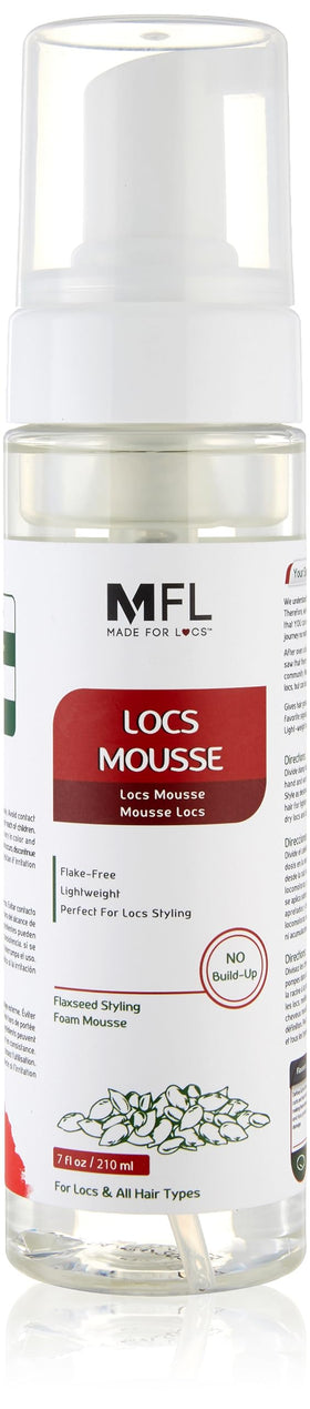MFL MADE FOR LOCS Flaxseed Mousse 7 oz front view