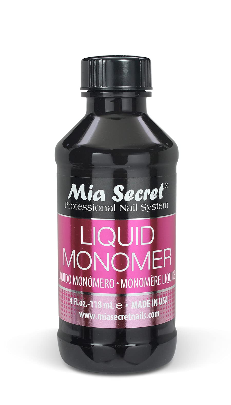 Mia Secret Liquid Monomer 4 oz front view