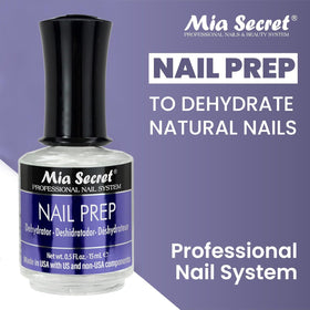 Mia Secret Nail Prep pH Balance Dehydrator bottle close-up
