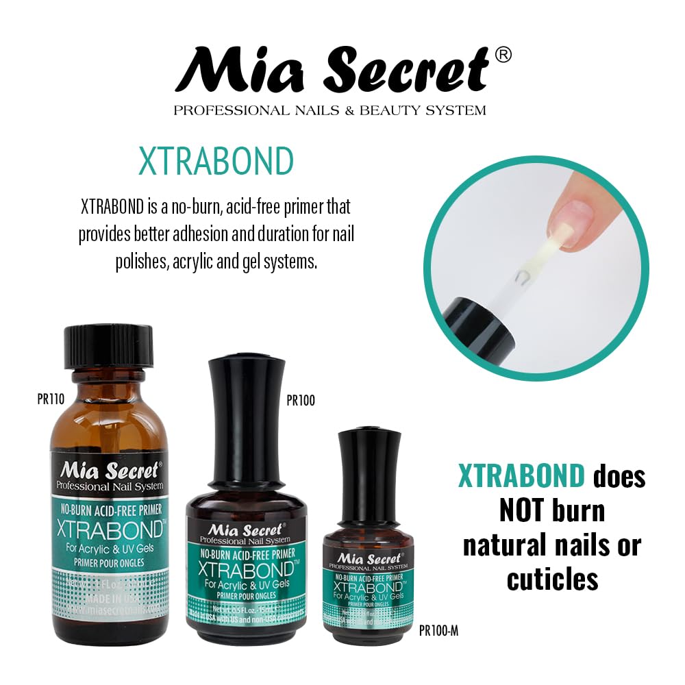 Mia Secret Xtra Bond Primer bottle close-up