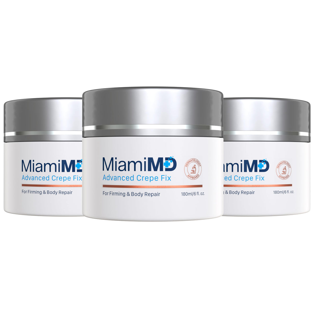 MiamiMD Advanced Crepe Fix cream jar front view