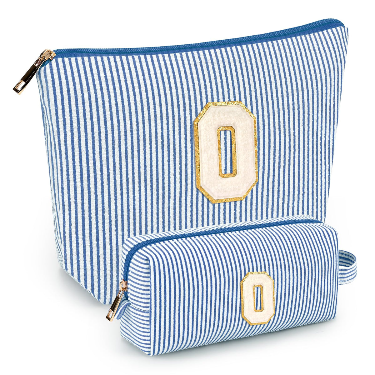 mibasies cosmetic bags two-piece set in blue colour