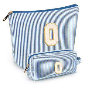 mibasies cosmetic bags two-piece set in blue colour