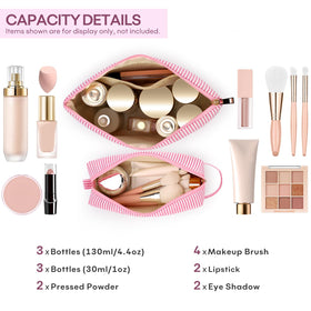 mibasies small cosmetic bag dimensions and sizes