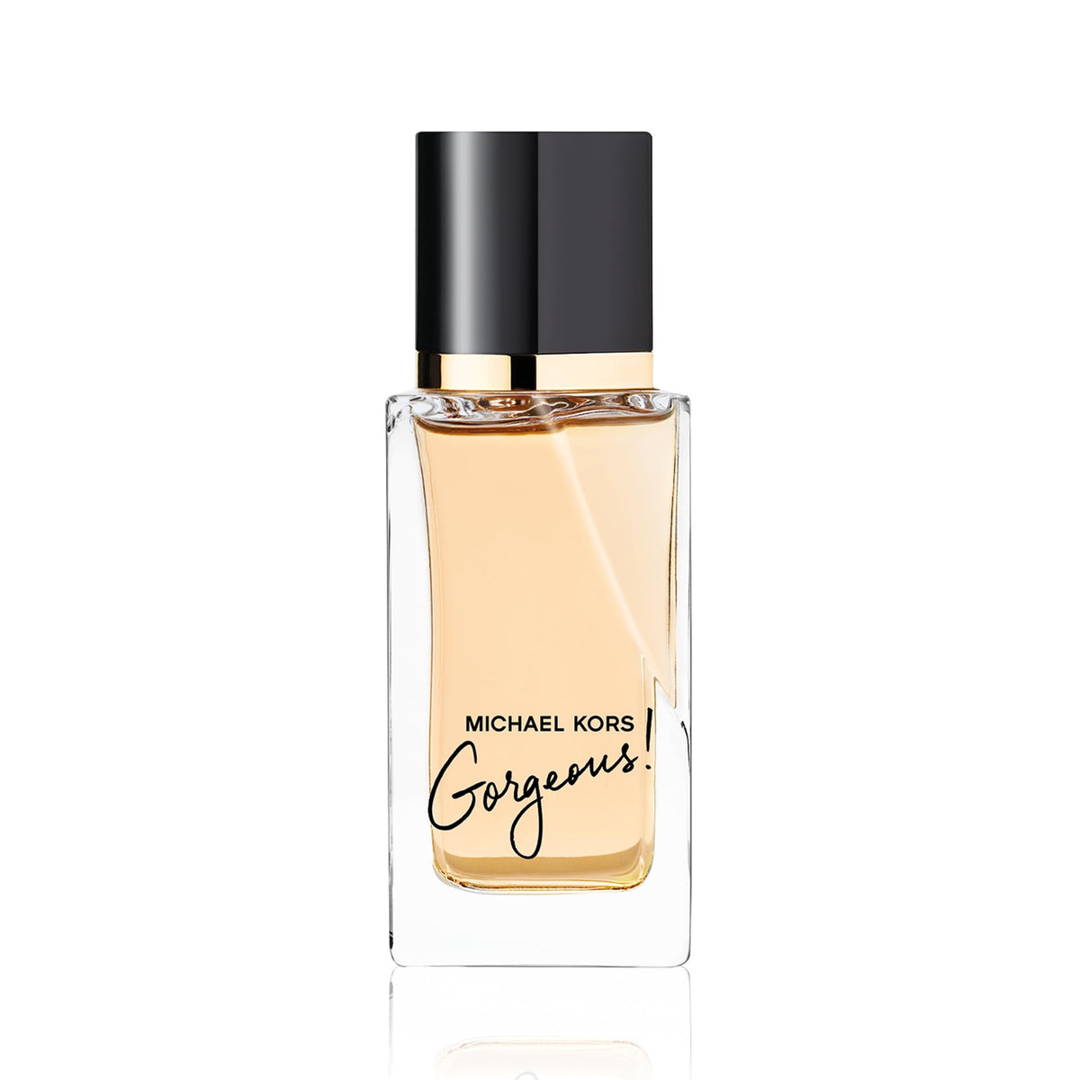 Michael Kors Gorgeous Perfume 1.01 fl oz front view with black cap