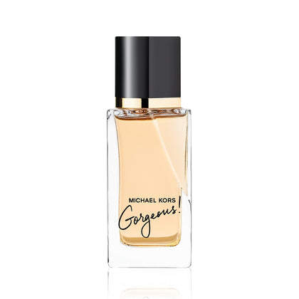Michael Kors Gorgeous Perfume 1.01 fl oz front view with black cap