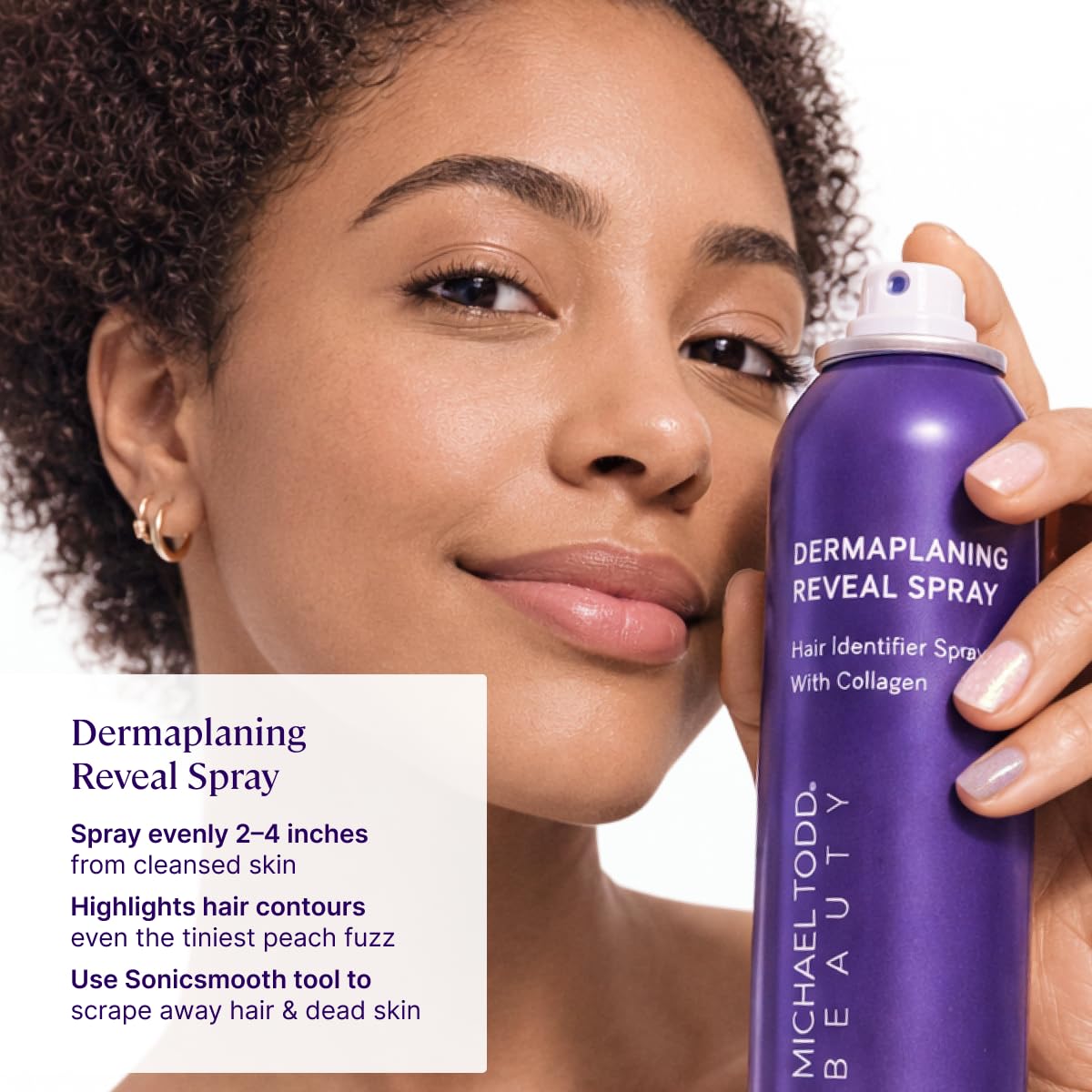 MICHAEL TODD Sonicsmooth Hair Identifier Spray 4oz back view