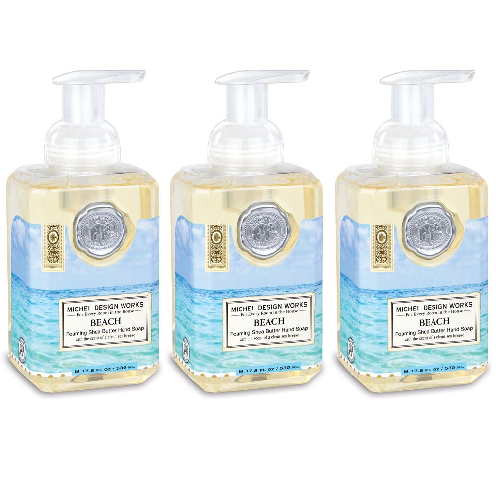 Michel Design Works Foaming Hand Soap Beach scent front view