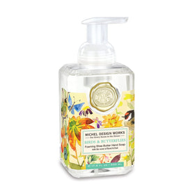 Michel Design Works Foaming Hand Soap Birds & Butterflies front view