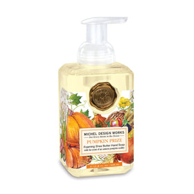 Michel Design Works Foaming Hand Soap Pumpkin Prize elegant square container