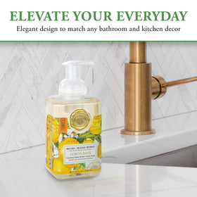 Michel Design Works Hand Soap beautifully packaged with signature medallion