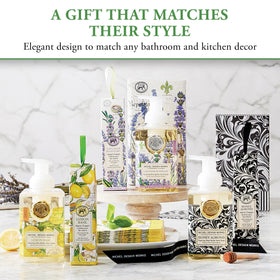 Michel Design Works Lemon Basil Foaming Hand Soap packaging details