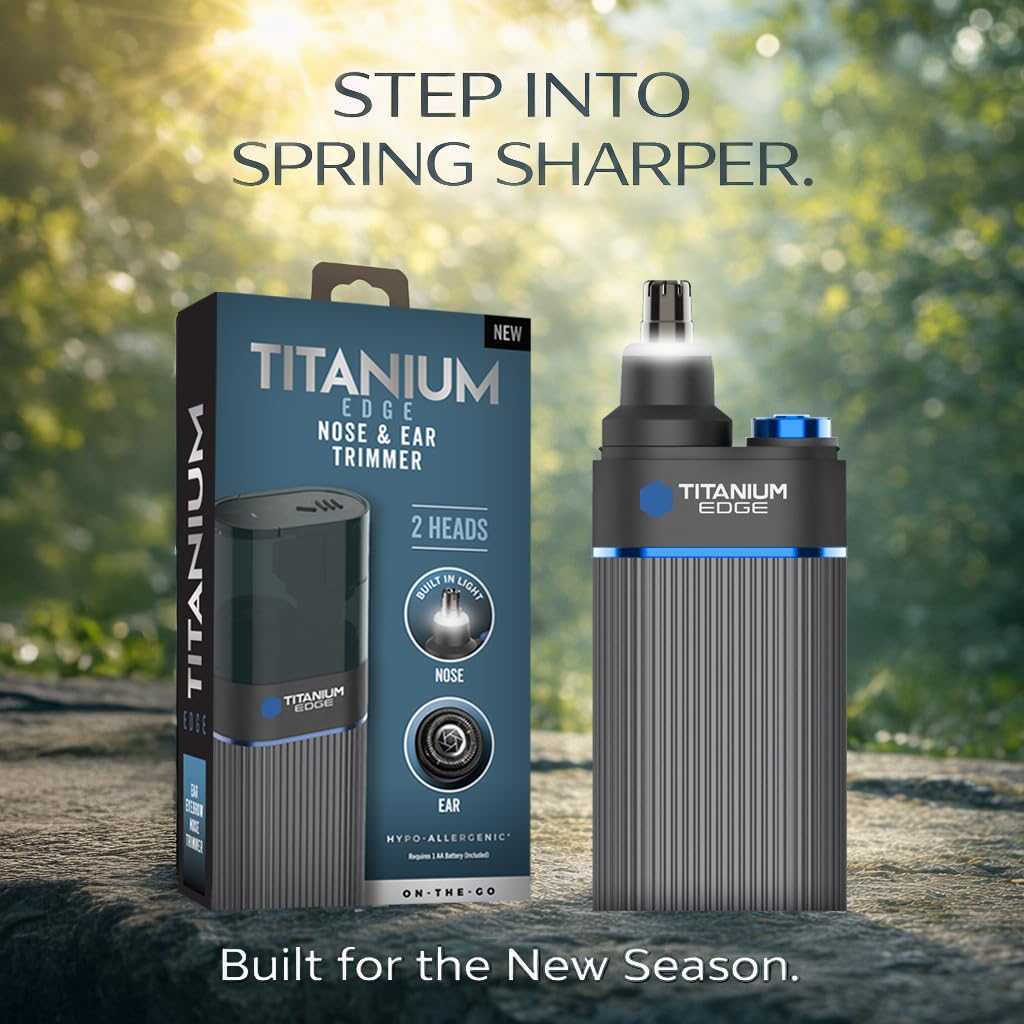 Microtouch Ear & Nose Trimmer with dual rotary blade heads