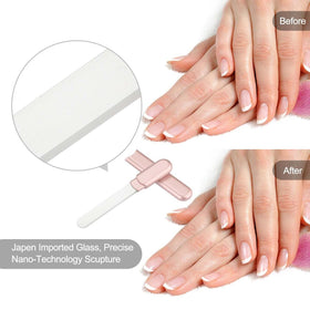 MiDenso Glass Nail File compact design for travel