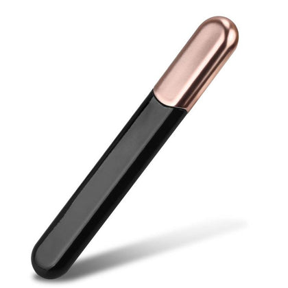 MiDenso Glass Nail File in Black Gold with protective case