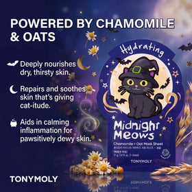 Midnight Meows mask from TONYMOLY Halloween Sheet Masks
