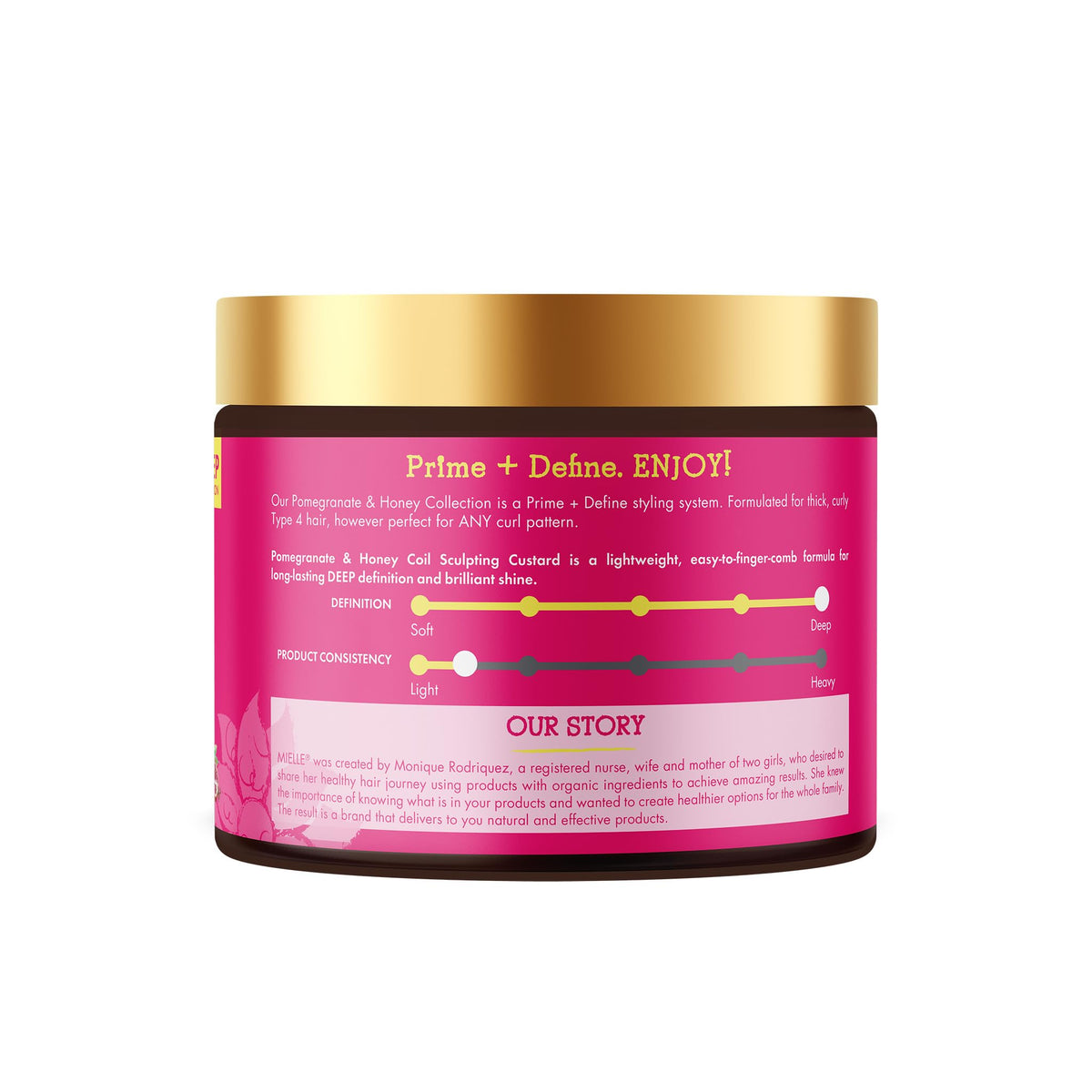 Mielle Organics Pomegranate & Honey Curl Cream 12 oz packaging