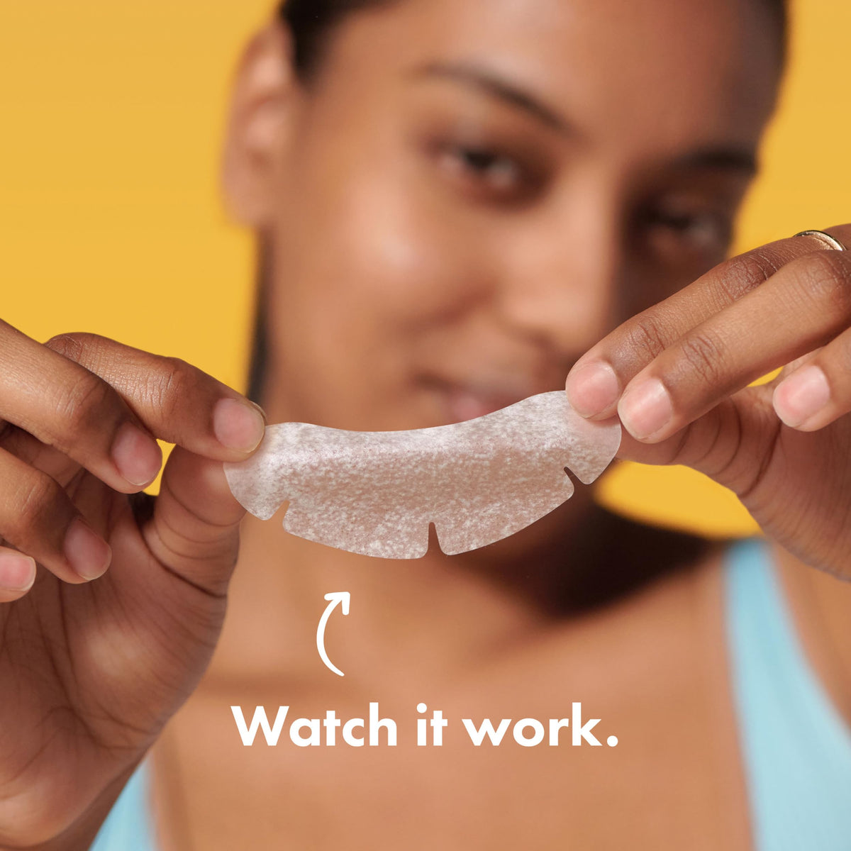 Mighty Patch Chin Acne Pimple Patch application demonstration