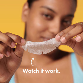Mighty Patch Chin Acne Pimple Patch application demonstration