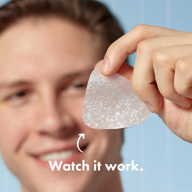 Mighty Patch Face XL Hydrocolloid Mask applied on skin
