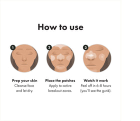 Mighty Patch Face XL Hydrocolloid Mask side view