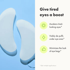 Mighty Patch for Tired Eyes displayed with skincare routine