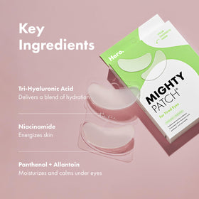 Mighty Patch for Tired Eyes showing texture of patches