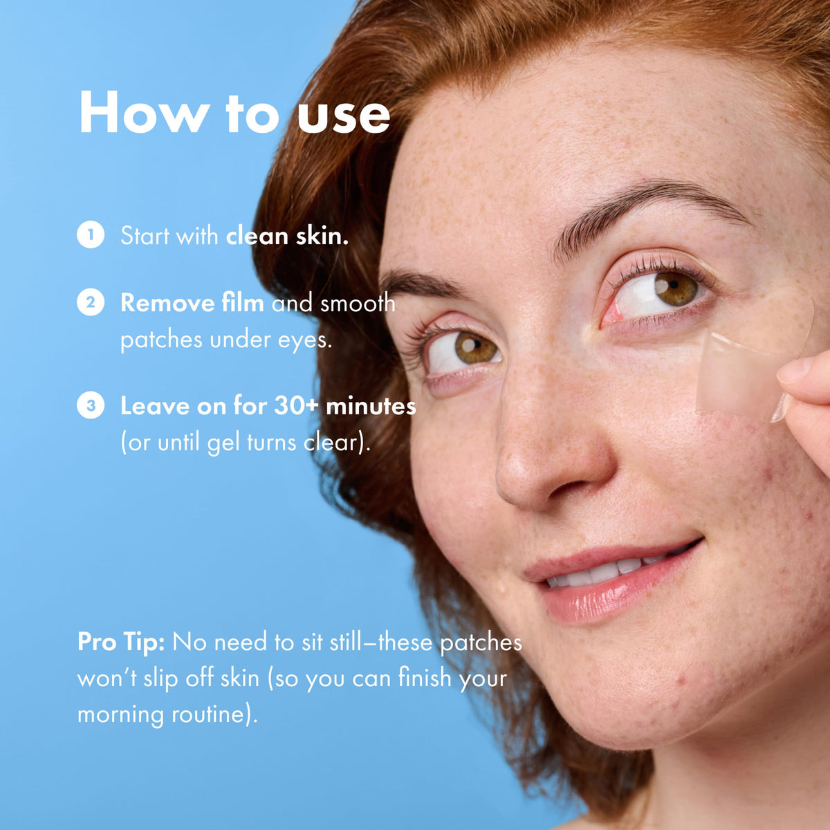 Mighty Patch for Tired Eyes with ingredients list