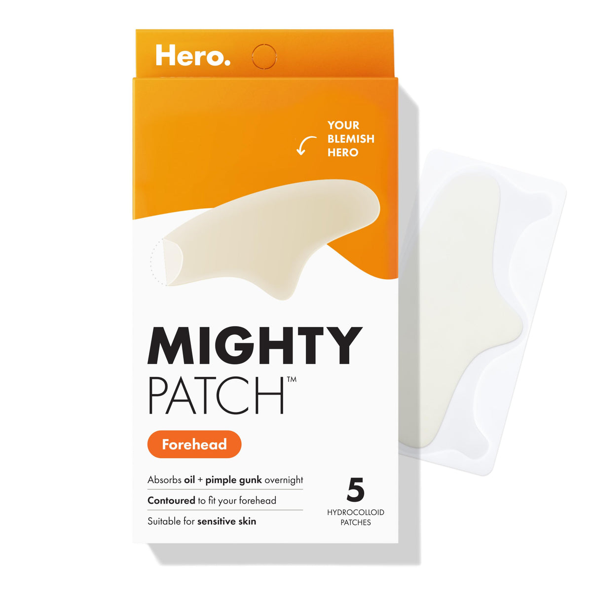 Mighty Patch Forehead Acne Pimple Patches front view packaging