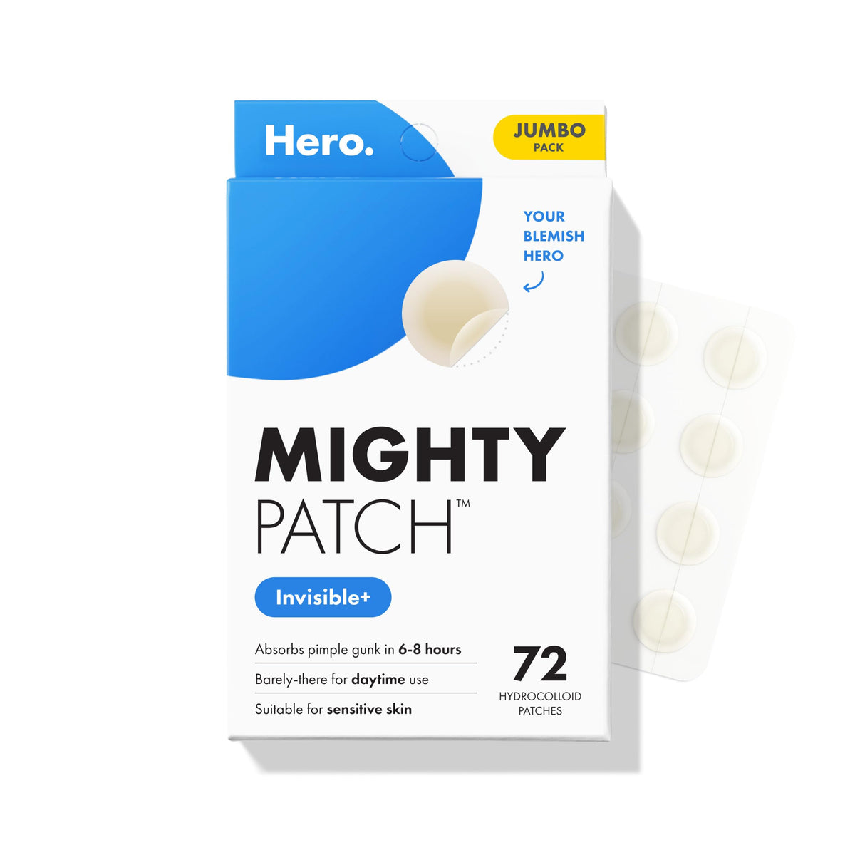 Mighty Patch Invisible+ Daytime Acne Patch box front view