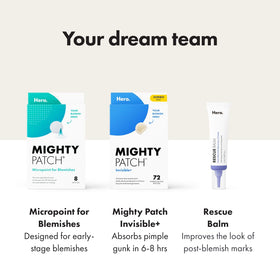 Mighty Patch Invisible+ patches in a lifestyle setting