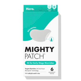 Mighty Patch Micropoint XL Acne Pimple Patches front view with packaging