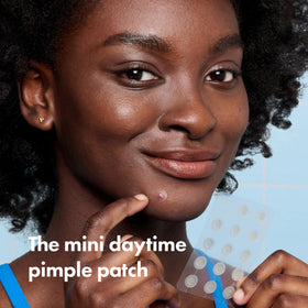 Mighty Patch Mini Invisible+ Acne Pimple Patch close-up showing size