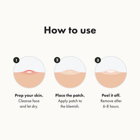Mighty Patch packaging details and instructions