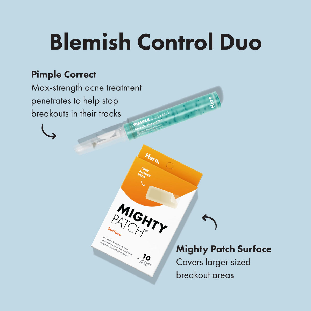Mighty Patch Surface patches in lifestyle setting
