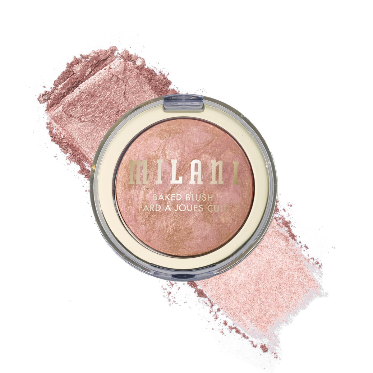 Milani Baked Blush Berry Amore front view with matte finish