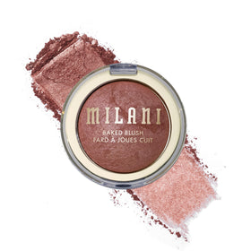Milani Baked Blush Ciao Bella front view with product details