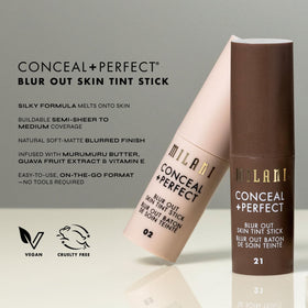 Milani Blur Out Skin Tint on model's face