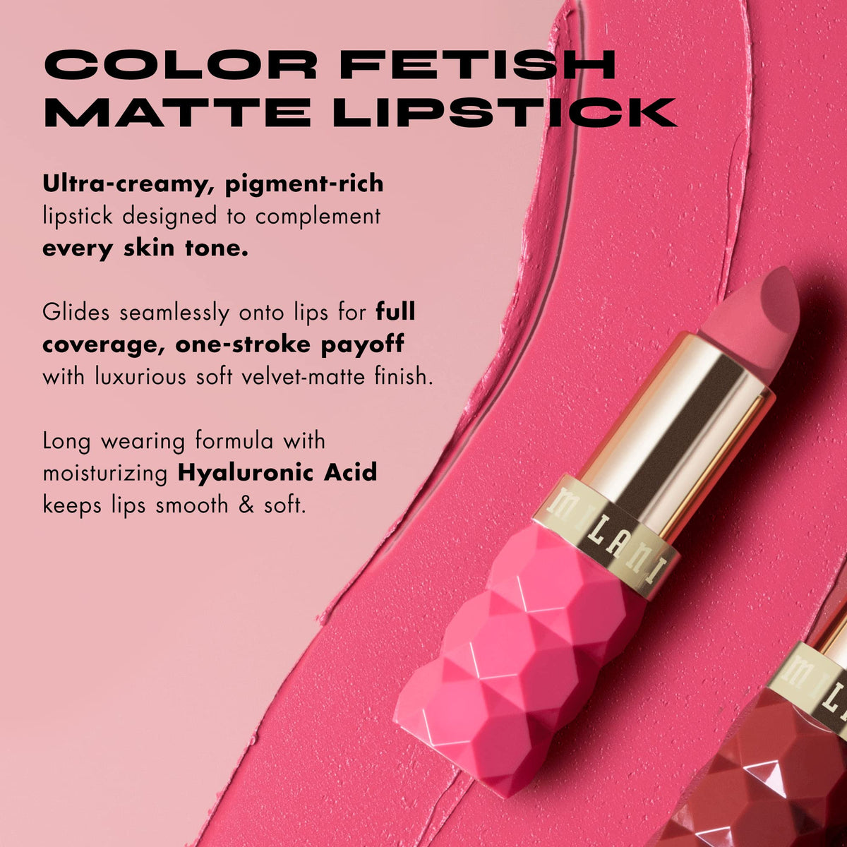 Milani Color Fetish Matte Lipstick packaging