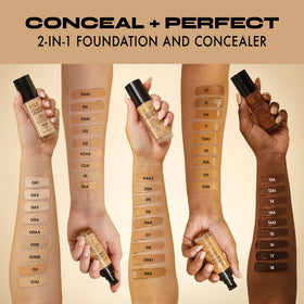 Milani Conceal + Perfect 2-in-1 Foundation + Concealer 00B-Light packaging details