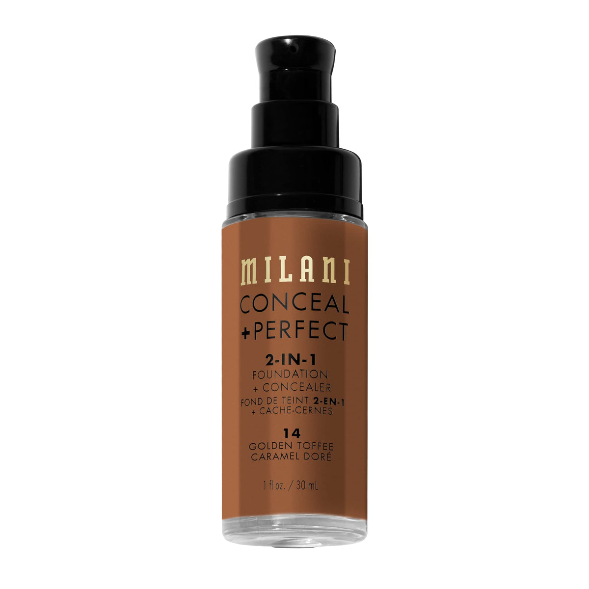 Milani Conceal + Perfect 2-in-1 Foundation swatch on skin